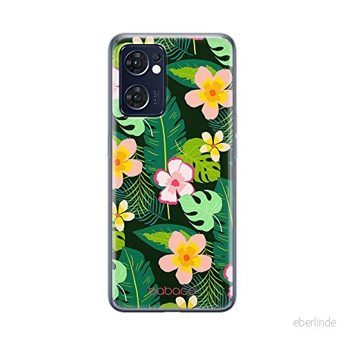 ERT GROUP mobiltelefonfodral för Oppo RENO 7 5G originalt och officiellt licensierat Babaco mönster Flowers 019 optimalt anpassad till formen på mobiltelefonen, fodral tillverkad av TPU plast 5905511312923