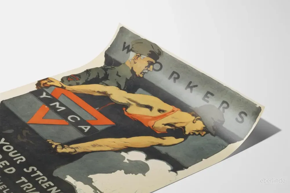 Vintageaffisch av Workers YMCA och den Röda Triangeln - Bild 3