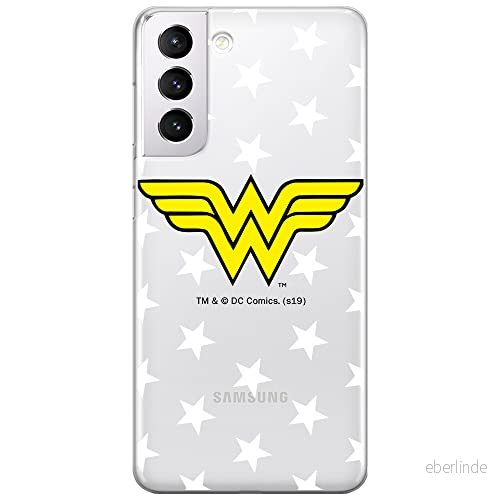 ERT GROUP mobiltelefonfodral för Samsung S21 originalt och officiellt licensierat DC mönster Wonder Woman 006 optimalt anpassad till formen på mobiltelefonen, gedeeltelijk transparant 5903932296303