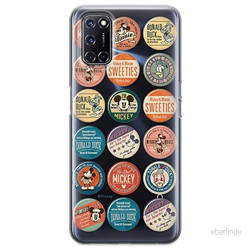 ERT GROUP mobiltelefonfodral för Oppo A92/ A72/ A52 originalt och officiellt licensierat Disney mönster Mickey & Friends 003 optimalt anpassad till formen på mobiltelefonen, gedeeltelijk transparant 5903040199404