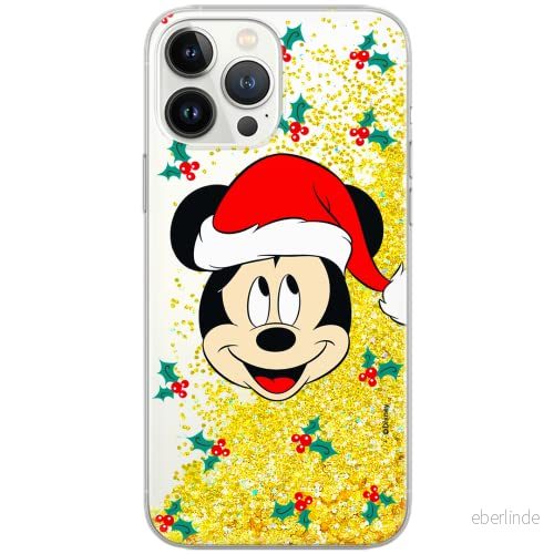 ERT GROUP mobiltelefonfodral för Apple Iphone XS originalt och officiellt licensierat Disney mönster Mickey 040 Vit optimalt anpassad till formen på mobiltelefonen, med glitter overflow effekt 5903932078206