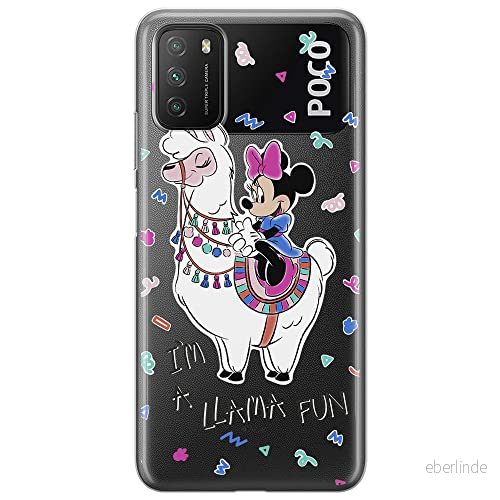 ERT GROUP mobiltelefonfodral för Xiaomi REDMI 9T originalt och officiellt licensierat Disney mönster Minnie 049 optimalt anpassad till formen på mobiltelefonen, gedeeltelijk transparant 5904805603853