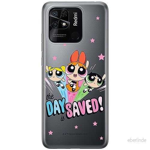 ERT GROUP mobiltelefonfodral för Xiaomi REDMI 10C originalt och officiellt licensierat The Powerpuff Girls mönster 031, gedeeltelijk transparant 5905511976606