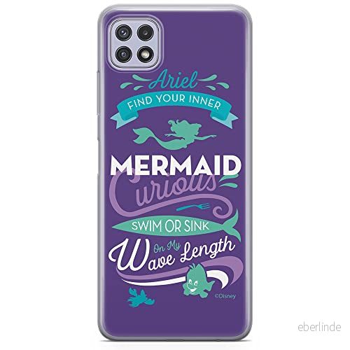 ERT GROUP mobiltelefonfodral för Samsung A22 5G originalt och officiellt licensierat Disney mönster Ariel 002 optimalt anpassad till formen på mobiltelefonen, fodral tillverkad av TPU plast 5903932824247