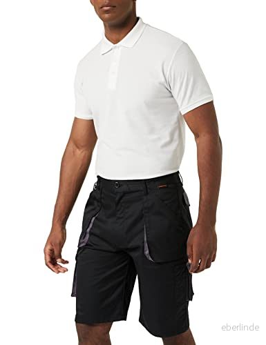 Portwest TX14GRRM Medium Texo kontrast shorts_P, M, Svart, 1 5036108180813