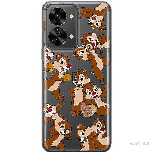 ERT GROUP mobiltelefonfodral för OnePlus NORD 2T 5G originalt och officiellt licensierat Disney mönster Chip & Dale 004 optimalt anpassad till formen på mobiltelefonen, gedeeltelijk transparant 5905795020699