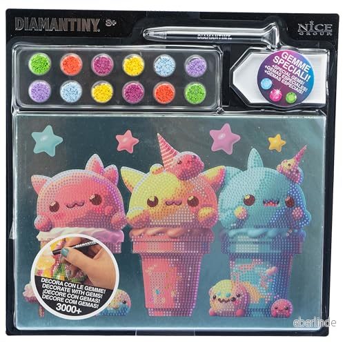 DIAMANTINY Kawaii Måla efter siffror, flerfärgad, A4, 96281 8056779962812