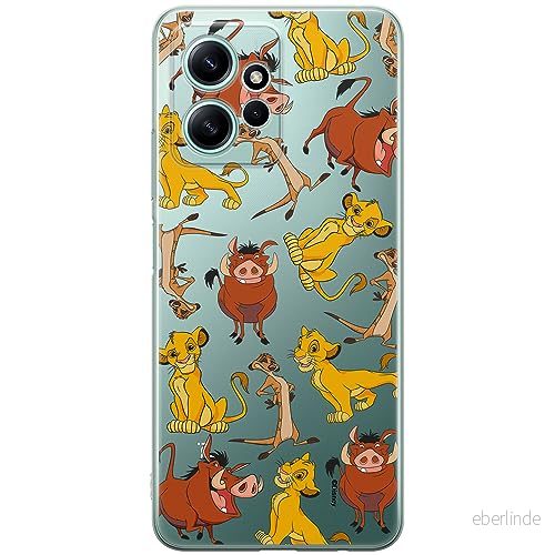 ERT GROUP mobiltelefonfodral för Xiaomi REDMI NOTE 12 4G originalt och officiellt licensierat Disney mönster Simba & Friends 010 anpassad till formen på mobiltelefonen, gedeeltelijk transparant 5905511948801