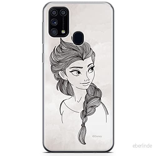 ERT GROUP mobiltelefonfodral för Samsung M31 originalt och officiellt licensierat Disney mönster Elsa 009 optimalt anpassad till formen på mobiltelefonen, fodral tillverkad av TPU plast 5904805480362