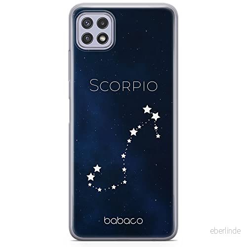 ERT GROUP mobiltelefonfodral för Samsung A22 5G originalt och officiellt licensierat Babaco mönster Zodiac Constellation 008 anpassad till formen på mobiltelefonen, fodral tillverkad av TPU plast 5903932808544