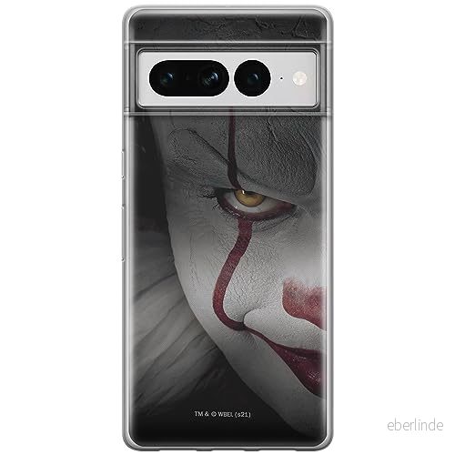 ERT GROUP mobiltelefonfodral för Google PIXEL 7 PRO originalt och officiellt licensierat Horror mönster It 001 optimalt anpassad till formen på mobiltelefonen, fodral tillverkad av TPU plast 5905795174361