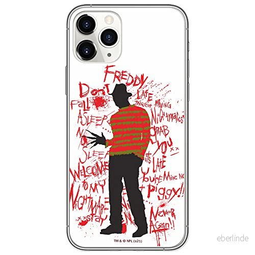 ERT GROUP mobiltelefonfodral för Iphone 11 PRO MAX originalt och officiellt licensierat Horror mönster Nightmare of Elm Street 010, fodral tillverkad av TPU plast 5905511092412