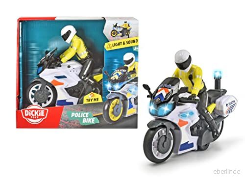 Dickie Toys polismotor, belgisk version, från 3 år, ljus och ljud friktion 4006333076824