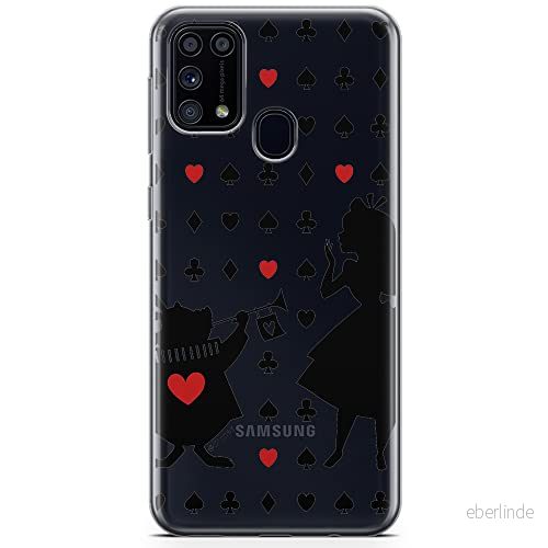 ERT GROUP mobiltelefonfodral för Samsung M31 originalt och officiellt licensierat Disney mönster Alice & Friends 001 optimalt anpassad till formen på mobiltelefonen, gedeeltelijk transparant 5904805474972