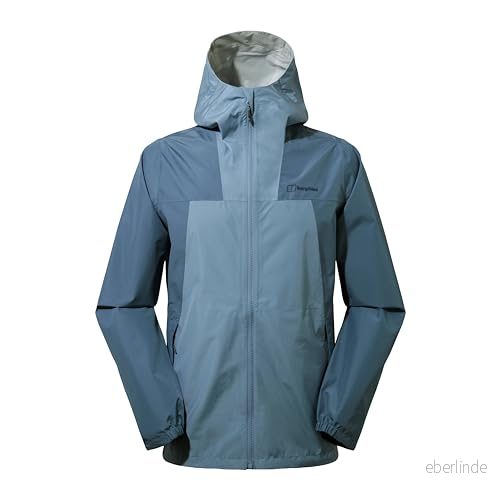 Berghaus Deluge Pro 3.0 herrjacka, mjuk skiffer/soldat, XS, BLÅ, XS 5054773882917