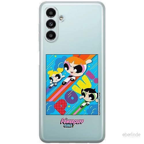 ERT GROUP mobiltelefonfodral för Samsung A13 5G/ A04s originalt och officiellt licensierat The Powerpuff Girls mönster 025, gedeeltelijk transparant 5905511970796
