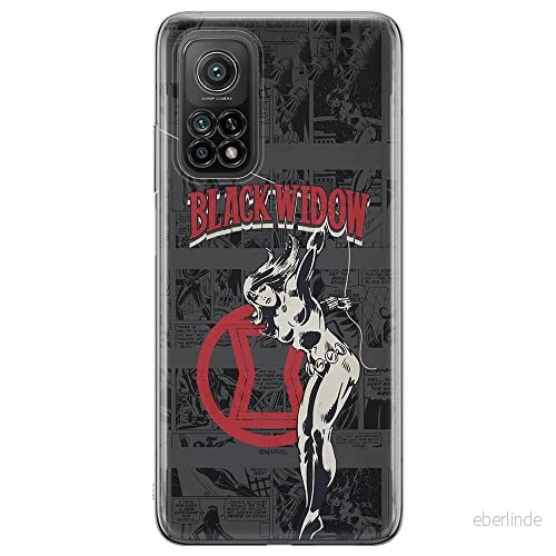 ERT GROUP mobiltelefonfodral för Xiaomi Redmi Note 11 Pro 5G/11 4G originalt och officiellt licensierat Marvel mönster Black Widow 006, fodral tillverkad av TPU plast 5904805643354