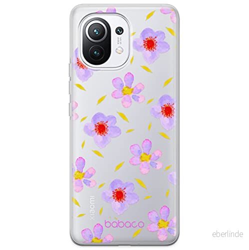 ERT GROUP mobiltelefonfodral för Xiaomi 11 originalt och officiellt licensierat Babaco mönster Flowers 022 optimalt anpassad till formen på mobiltelefonen, gedeeltelijk transparant 5903932651928