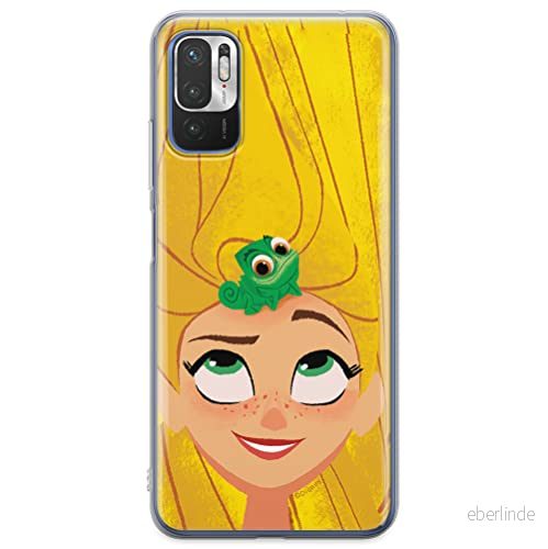 ERT GROUP mobiltelefonfodral för Xiaomi REDMI NOTE 10 5G / POCO M3 PRO originalt och officiellt licensierat Disney mönster Rapunzel and Pascal 001, fodral tillverkad av TPU plast 5904805608766