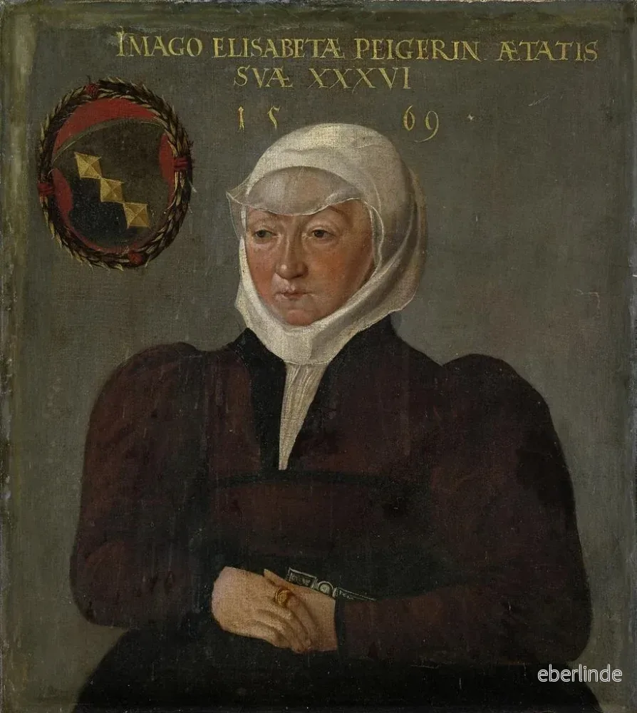 Målning av Elisabeth Peyer de Schaffhouse - Abel Stimmer | Konsttryck - Bild 2