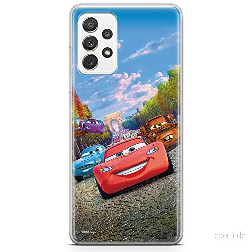 ERT GROUP mobiltelefonfodral för Samsung A73 5G originalt och officiellt licensierat Disney mönster Cars 001 optimalt anpassad till formen på mobiltelefonen, fodral tillverkad av TPU plast 5904805510625