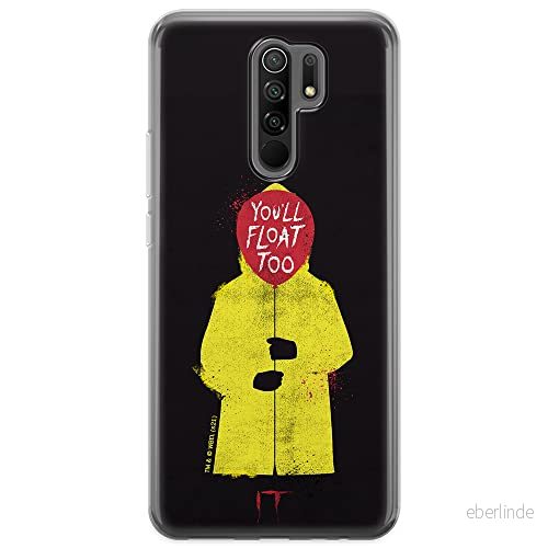 ERT GROUP mobiltelefonfodral för Xiaomi REDMI 9 originalt och officiellt licensierat Horror mönster It 003 optimalt anpassad till formen på mobiltelefonen, fodral tillverkad av TPU plast 5905131951205