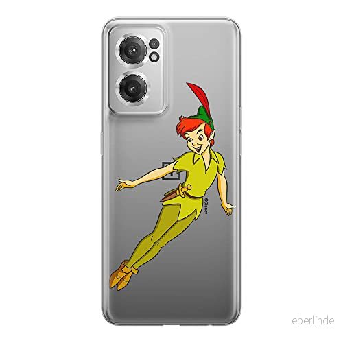 ERT GROUP mobiltelefonfodral för Oneplus NORD CE 2 originalt och officiellt licensierat Disney mönster Peter Pan 001 optimalt anpassad till formen på mobiltelefonen, gedeeltelijk transparant 5905511289676