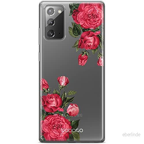 ERT GROUP mobiltelefonfodral för Samsung GALAXY NOTE 20 originalt och officiellt licensierat Babaco mönster Flowers 007 optimalt anpassad till formen på mobiltelefonen, gedeeltelijk transparant 5903040451816