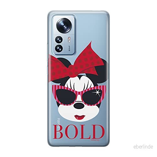 ERT GROUP mobiltelefonfodral för Xiaomi 12 PRO originalt och officiellt licensierat Disney mönster Minnie 045 optimalt anpassad till formen på mobiltelefonen, gedeeltelijk transparant 5905511519988