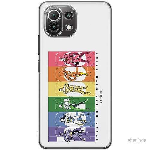 ERT GROUP mobiltelefonfodral för Xiaomi 11 LITE 4G / 5G originalt och officiellt licensierat DC mönster Justice League 008, fodral tillverkad av TPU plast 5905511999261