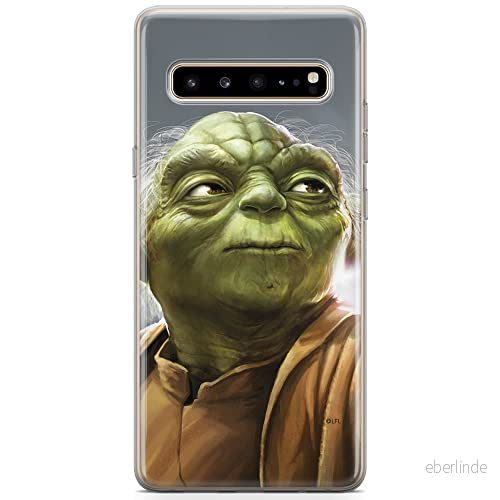 ERT GROUP Mobiltelefonskal för Samsung S10 5G original och officiellt licensierad Star Wars mönster Yoda 006 optimalt anpassat till mobiltelefonens form, TPU fodral 5904805506000