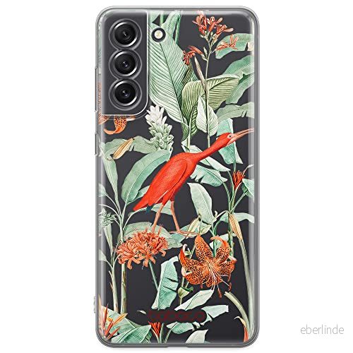 ERT GROUP mobiltelefonfodral för Samsung S21 FE originalt och officiellt licensierat Babaco mönster Flowers 049 optimalt anpassad till formen på mobiltelefonen, gedeeltelijk transparant 5905131343413