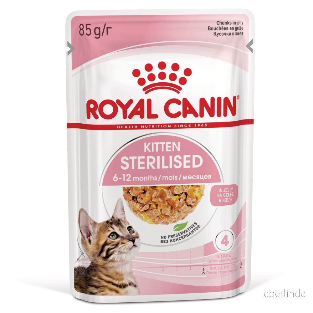 Royal Canin Kitten Steriliserad Jelly 12 x 85 g 9003579007167