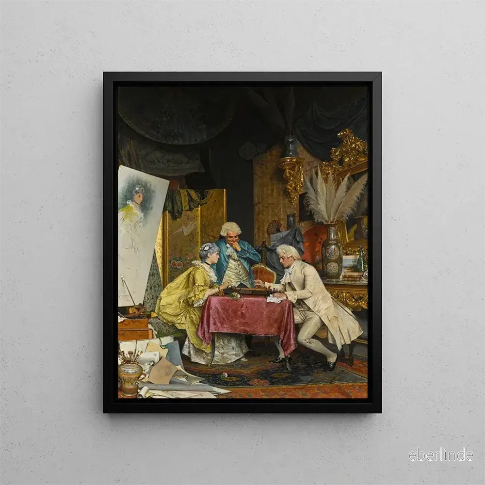 Målning Salle d'art - Arturo Ricci | Konsttryck