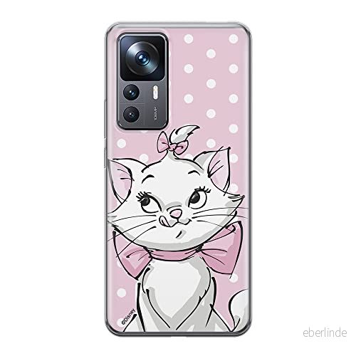 ERT GROUP mobiltelefonfodral för Xiaomi 12T/12T pro/K50 Ultra originalt och officiellt licensierat Disney mönster Marie 002 anpassad till formen på mobiltelefonen, fodral tillverkad av TPU plast 5905511572013
