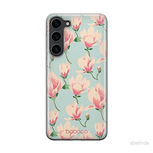 ERT GROUP mobiltelefonfodral för Samsung S23 PLUS originalt och officiellt licensierat Babaco mönster Flowers 016 optimalt anpassad till formen på mobiltelefonen, fodral tillverkad av TPU plast 5905511447380