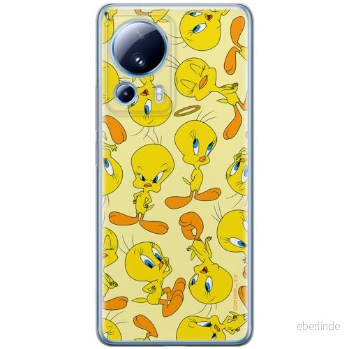 ERT GROUP mobiltelefonfodral för Xiaomi 13 LITE/CIVI 2 originalt och officiellt licensierat Looney Tunes mönster Tweety 010 anpassad till formen på mobiltelefonen, fodral tillverkad av TPU plast 5905511930141