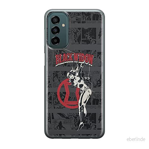 ERT GROUP mobiltelefonfodral för Samsung M13 4G/M23 5G/F23 originalt och officiellt licensierat Marvel mönster Black Widow 006 anpassad till formen på mobiltelefonen, fodral tillverkad av TPU plast 5905511375348