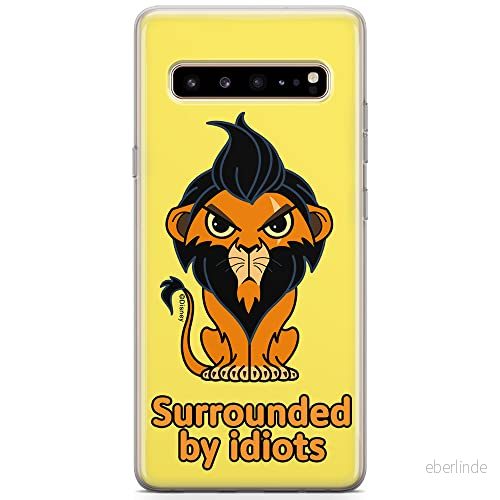 ERT GROUP mobiltelefonfodral för Samsung S10 5G originalt och officiellt licensierat Disney mönster Scar 001 optimalt anpassad till formen på mobiltelefonen, fodral tillverkad av TPU plast 5905131441409