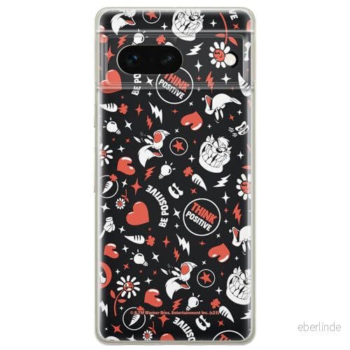 ERT GROUP mobiltelefonfodral för Google PIXEL 7 originalt och officiellt licensierat Looney Tunes mönster 027 optimalt anpassad till formen på mobiltelefonen, fodral tillverkad av TPU plast 5905795156206