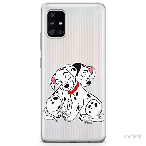 ERT GROUP mobiltelefonfodral för Samsung A51 5G originalt och officiellt licensierat Disney mönster Dalmatians 005 Vit optimalt anpassad till formen på mobiltelefonen, gedeeltelijk transparant 5904805888960