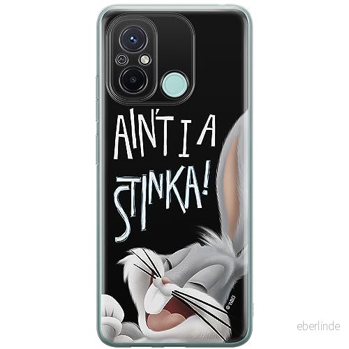 ERT GROUP mobiltelefonfodral för Xiaomi REDMI 12C/ 11A originalt och officiellt licensierat Looney Tunes mönster Bugs 003 anpassad till formen på mobiltelefonen, fodral tillverkad av TPU plast 5905511854829