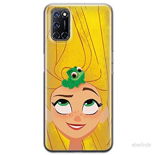 ERT GROUP mobiltelefonfodral för Oppo A92/ A72/ A52 originalt och officiellt licensierat Disney mönster Rapunzel and Pascal 001 anpassad till formen på mobiltelefonen, fodral tillverkad av TPU plast 5903040201176