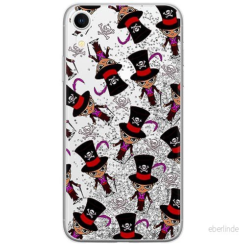 ERT GROUP mobiltelefonfodral för Apple Iphone XR originalt och officiellt licensierat Disney mönster Dr. Facilier 002 optimalt anpassad till formen på mobiltelefonen, med glitter overflow effekt 5905131397959