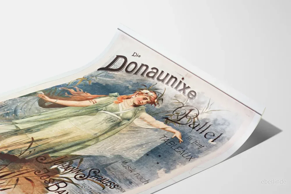 Vintageposter Donau Nixe Ballet i fem akter - Bild 3