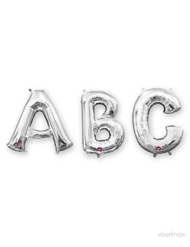 amscan 3296001 folieballong bokstav H, silver 26635329606