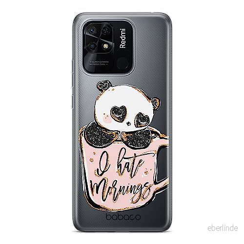 ERT GROUP mobiltelefonfodral för Xiaomi REDMI 10C originalt och officiellt licensierat Babaco mönster Panda 005 optimalt anpassad till formen på mobiltelefonen, gedeeltelijk transparant 5905511547516