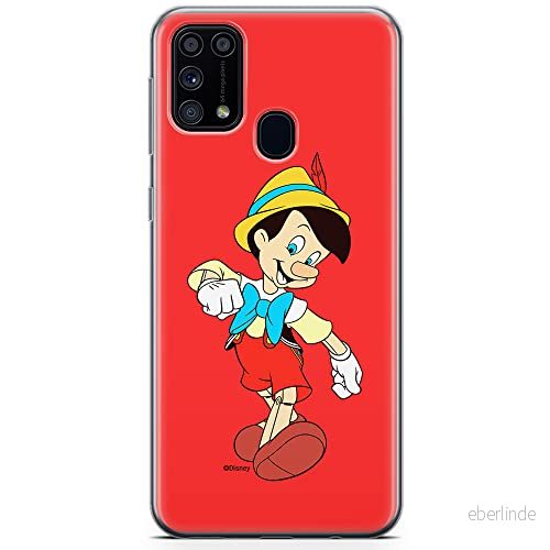 ERT GROUP mobiltelefonfodral för Samsung M31 originalt och officiellt licensierat Disney mönster Pinocchio 001 optimalt anpassad till formen på mobiltelefonen, fodral tillverkad av TPU plast 5905131138125