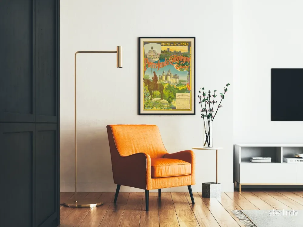 Vintageposter av Pierrefonds, Compiègne och Coucy slott - Bild 2