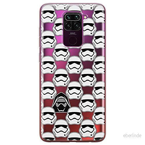 ERT GROUP mobiltelefonfodral för Xiaomi REDMI NOTE 9 originalt och officiellt licensierat Star Wars mönster 020 optimalt anpassad till formen på mobiltelefonen, gedeeltelijk transparant 5903040334096